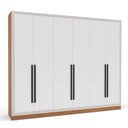 Ver imagem 4 de Guarda Roupa Casal 242,1cm com 6 Portas e 4 Gavetas 240834 Valência Politorno Móveis