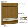Painel para Tv até 65 Polegada Ripado Frizz Duetto - 5