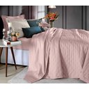 Ver imagem 3 de Jogo Cobre Leito Toque de Algodão 250 Fios King 280x260cm - Rosa Tule