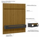 Ver imagem 5 de Painel para Tv até 65 Polegada Ripado Frizz Duetto