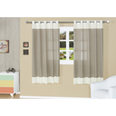 Ver imagem 3 de curtinas para cozinha moderna 2 metros micropercal 180 fios cortina quarto sala