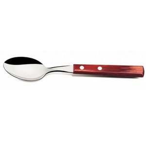 Kit 24 Colher de Mesa Inox Polywood Vermelha - Tramontina