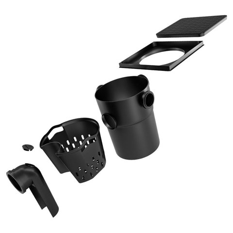 Caixa de Gordura Redonda C/tampa Quadrada 18 Litros