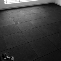 Piso de Borracha Monster Play 16mm - 1,00x1,00m - Preto - 2