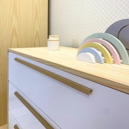 Berço Wave Evolutivo 3 em 1 com Colchão Fase 1 e Fase 2 Cômoda  - 19