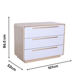 Berço Wave Evolutivo 3 em 1 com Colchão Fase 1 e Fase 2 Cômoda  - 18