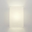 Ver imagem 2 de Arandela Retangular Retro Vivare Md-2029 Cúpula em Tecido 18x10x30cm - Bivolt - Branco - 110V/220V