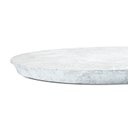 Ver imagem 6 de Kit 2 Mesas Laterais Norina - Média / Alta, Tampo Redondo Imerso e Base Aço Corten.