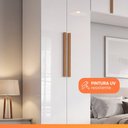 Ver imagem 6 de Guarda Roupas Modulado Closet Quarto Completo 9 Portas com Espaço para Cama Queen 1,58m Madrid