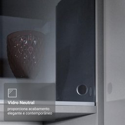 Armário de Cozinha Completa Suspenso 300cm Cinza Nimes Madesa 07 - 9