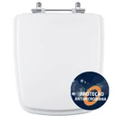 Ver imagem 1 de Assento Sanitario Poliester Antibacteriano Suite Branco Para Vaso Incepa