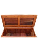 Ver imagem 2 de Baú Banco 1,5 M Madeira Maciça Natural