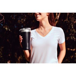 Copo Térmico Tramontina Exata em Aço Inox Preto com Tampa 550 ml - 3