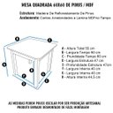 Ver imagem 3 de Mesa Infantil de Madeira: Quadrada - 60x60cm