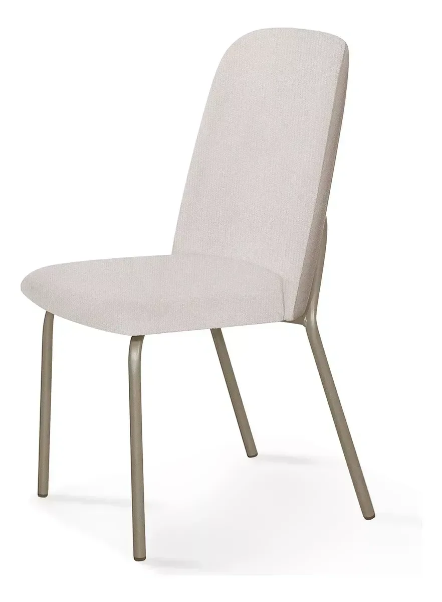 Conjunto 4 Cadeiras Jantar Dubai Dara Aço Nobre - 6