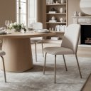 Ver imagem 2 de Conjunto 4 Cadeiras Jantar Dubai Dara Aço Nobre