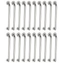 Ver imagem 1 de Alça de Apoio Barra Inox Kit 20 Unidades 70cm Segurança Idoso Deficiente Cadeirante Box Banheiro Cor
