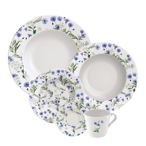 Aparelho de Jantar de Porcelana 20 Peças Ana Alice Tramontina Ana Alice 20 Peças