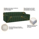 Ver imagem 6 de Sofá 2 Lugares Luxo Recepção Escritorio Sala Elegance 200cm Linho Verde