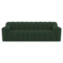 Ver imagem 1 de Sofá 2 Lugares Luxo Recepção Escritorio Sala Elegance 200cm Linho Verde
