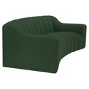 Ver imagem 3 de Sofá 2 Lugares Luxo Recepção Escritorio Sala Elegance 200cm Linho Verde