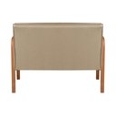 Ver imagem 4 de Namoradeira Anita Sofá 2 Lugares Moderna Braço Madeira