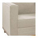 Ver imagem 3 de Kit Sofá 2 Lugares e Poltrona Europa Suede Bege