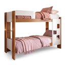 Ver imagem 2 de Quarto Infantil/Juvenil com Beliche Vegas e Guarda Roupa 6 Portas 4 Gavetas Flórida 100% MDF Marrom/
