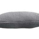 Ver imagem 2 de Almofada Algodão Favo de Mel Cinza 40x40cm