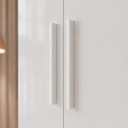 Ver imagem 6 de Quarto Infantil/Juvenil com Beliche Flórida e Guarda Roupa 4 Portas 3 Gavetas Flórida 100% MDF Branc