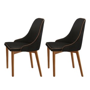 Kit 2 Cadeiras em Madeira Maciça Jazz