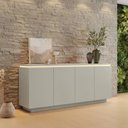 Ver imagem 1 de Buffet Lux 1,84m com 4 Portas Mavaular:off White