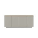 Ver imagem 2 de Buffet Lux 1,84m com 4 Portas Mavaular:off White