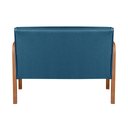 Ver imagem 4 de Namoradeira Anita Sofá 2 Lugares Moderna Braço Madeira