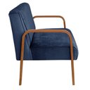 Ver imagem 5 de Namoradeira Anita Sofá 2 Lugares Moderna Braço Madeira