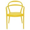 Cadeira Tramontina Sissi Amarela Empilhável em Polipropileno e Fibra de Vidro - 2