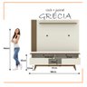 Rack com Painel Ripado para Tv até 70 Polegadas 2 Gavetas Grécia 180cm - 3