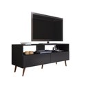 Ver imagem 2 de Rack Bancada para Tv de até 55 Polegadas Sienna Preto Maderatto Móveis