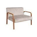 Ver imagem 2 de Namoradeira Anita Sofá 2 Lugares Moderna Braço Madeira