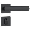 Ver imagem 2 de Kit Porta de Madeira 72 X 2.10 Friso Agatha Bat.misto 14 Cm Fech.ext Preto Fosco Lado Direito - Hale