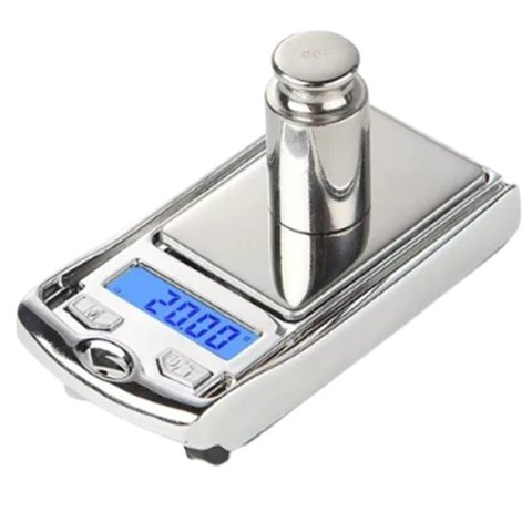 Micro Balança de Bolso: Chaveiro Compacto, 0.01-200g, LCD