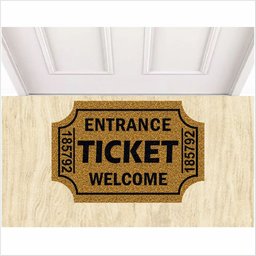 TAPETE TICKET FORMATO MEDIDA PORTA OURO - 1