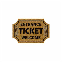 TAPETE TICKET FORMATO MEDIDA PORTA OURO - 2