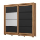 Ver imagem 4 de Guarda-roupa 2 Portas Deslizantes 4 Gavetas com Espelho Medelín