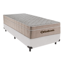 Ver imagem 1 de Cama Box Solteiro Branco e Colchão Airtech Springpocket Molas Ensacadas Ortobom