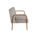 Ver imagem 5 de Namoradeira Anita Sofá 2 Lugares Moderna Braço Madeira