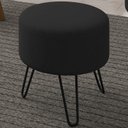 Ver imagem 2 de Puff Puf Para Sala Pes Metal Small Veludo SL 944 Peer