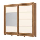 Ver imagem 2 de Guarda-roupa 2 Portas Deslizantes 4 Gavetas com Espelho Medelín