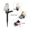Ver imagem 5 de Coruja Luminaria Solar Kit 8 Uni Casa Jardim Quintal Enfeite Luz LED Espeto Decoraçao Nortuna Enfeit