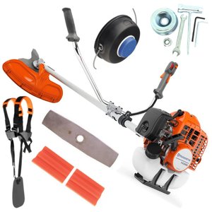 Roçadeira a Gasolina Husqvarna 143r-ii 41,5cc 2,01cv Cinto Faca Carretel
